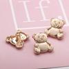 Popular Metal for Garment,Bag Sewing Bear Shape Gold Clothes Accessories Button Decor Buttons DIY