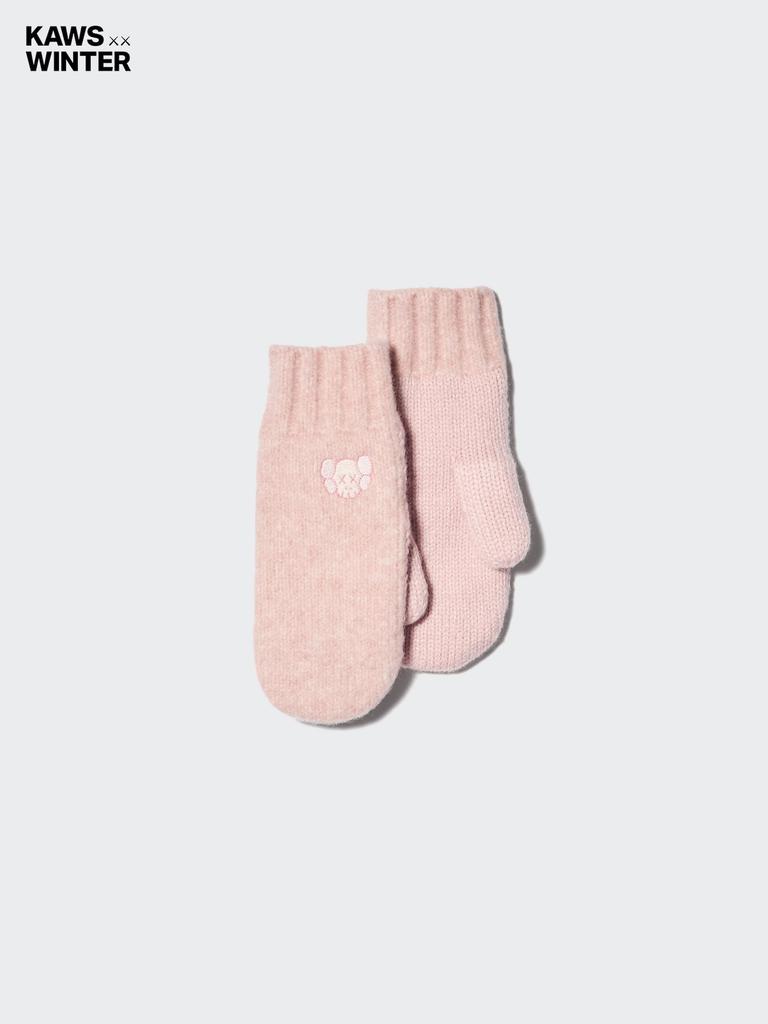 Uniqlo Kids Kaws Heattech Supleyan Knit Meather
