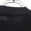 Hermes Cashmere 100% Short Sleeve Sweater 34/S Black PARIS Knit Women Used