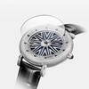 BEXEI Possession Collection Tower Apex Quartz Movement Genuine Leather Strap Watch Unisex Silver Dial 8801TJ