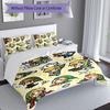 3pcs Cartoon Z-Zeldas pattern bedding set duvet cover set includes duvet cover &pillowcases, perfect all season bedroom decoration & gift