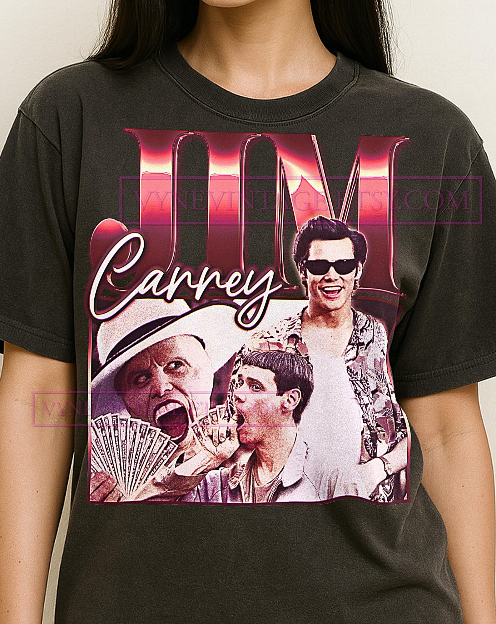 JIM CARREY T-Shirt, Vintage Comedian Actor Star Funny Performer Tee, 90s Retro Throwback, Jim Carrey Sweater 2XL