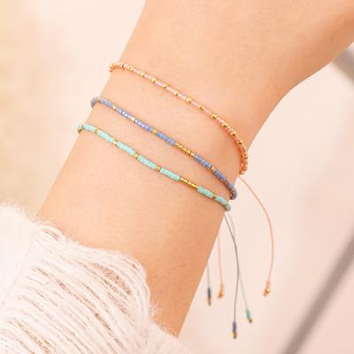Simple Fashion Handmade Beaded Bracelets For Women Girls Bohemian Style Colorful Adjustable Bracelet Jewelry Accessories Gifts