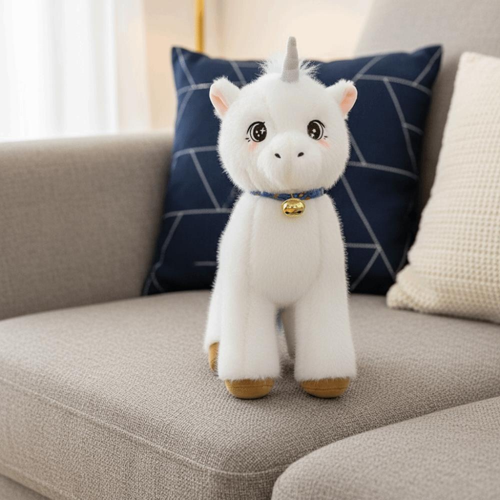 Soft Realistic Horse Plush Toy Cozy Stuffed Stuffed Horse Doll Horse Plushie Doll  New Year Mascot