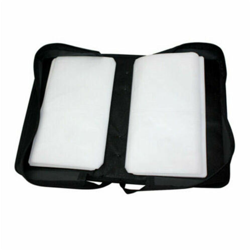 For VCD DVD CD Holder Faux Leather Carry Pouch Storage Case Disc Wallet Box Organizer Carry Bag