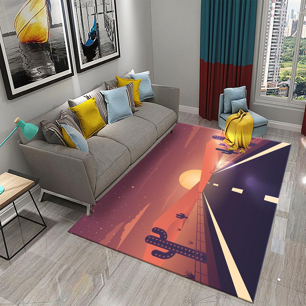 Děti Road Traffic Carpet Cartoon Auto Toys Koberec pro chlapce Dívky City Life Vzdělávací koberečky Vícebarevné Dětská Ložnice Hrací podložka do školky