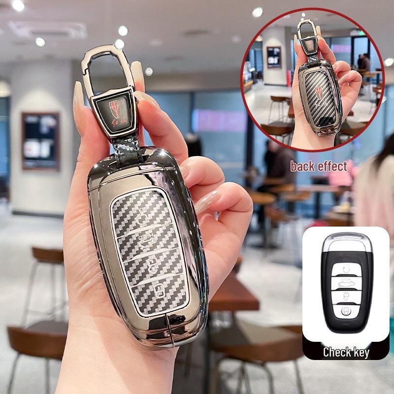 2025 Hongqi H5 Key Cover: High-End Metal Shell for Models HS5, H6, HS3, H9, EQM5