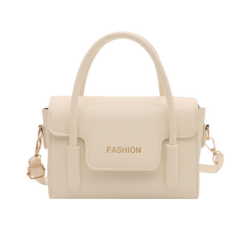 Summer New Fashion Simple Design Popular Solid Color Casual Shoulder Crossbody Portable Small Square Bag