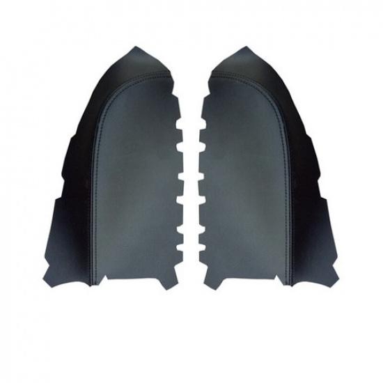 2x Leather Front Door Panels Armrest Cover Fits for Honda Pilot 2009-2013 Black