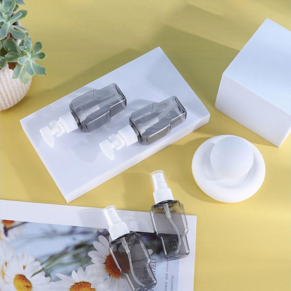 Empty Travel Bottle Set Leakproof Press Container Organizer Liquid Dispenser Bottle  Shampoo