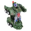 Transforming Tank Toy with Light Sound Rotating One Button Deformation Camouflage Tank Truck Toy