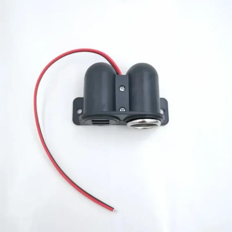 USB Ports Socket DC 5V 3.1A Dual USB Built-In Car Camper Adapter Lighter Multi Plug Cigarette Charger Port Socket Car