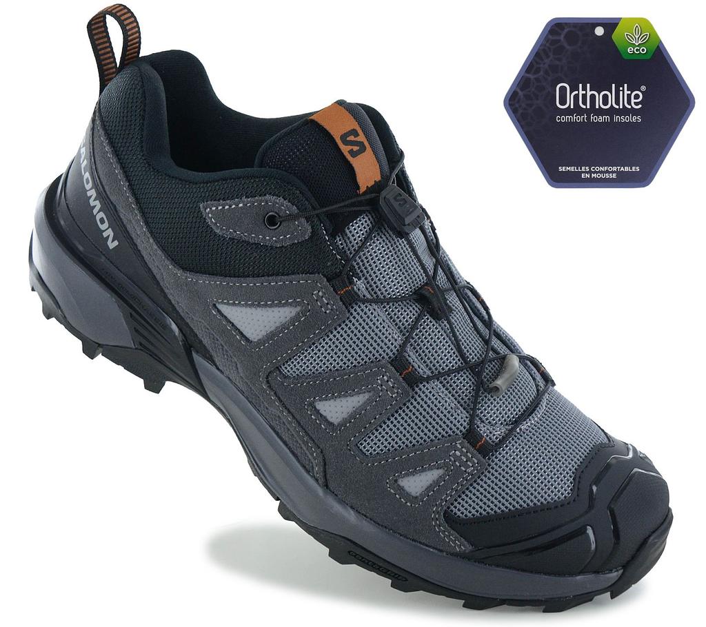 SALOMON X ULTRA 360 Leather - Herren Wanderschuhe Trekking Schuhe Grau 475717 ORIGINAL