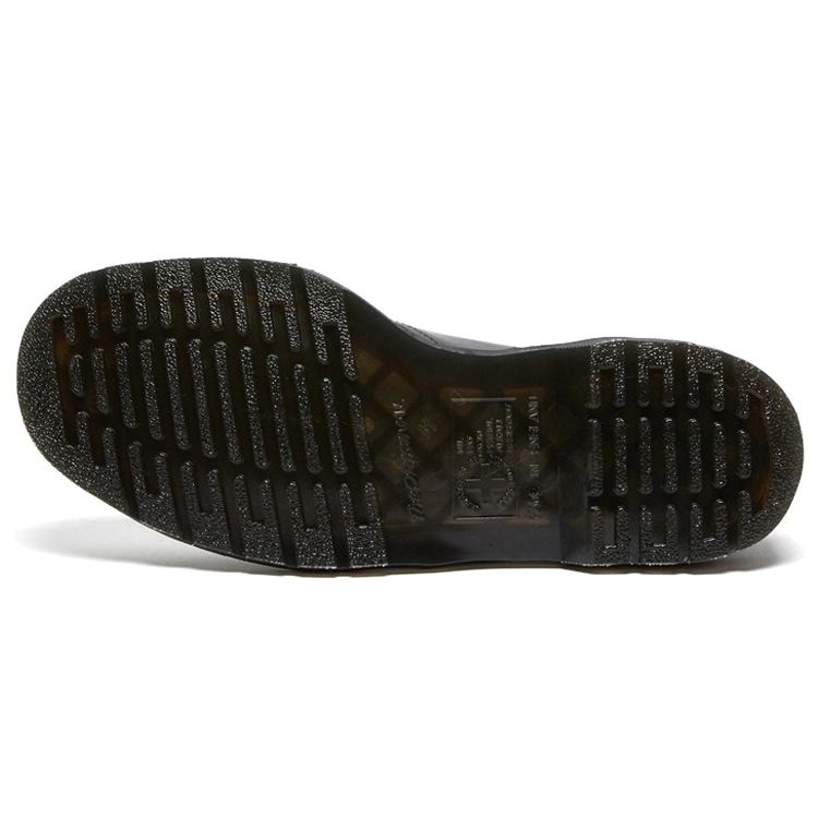 Dr. Martens 1461 British Style Leather Fashion Casual Flat Shoes Women Shoes Black White 26710101