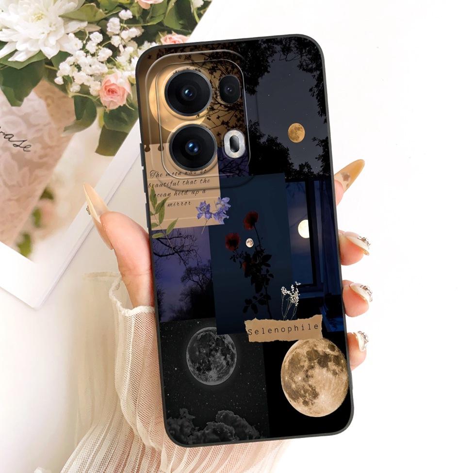 For Oppo Reno 13 Pro Case Silicone Luxury Fashion Cool Kawaii Cute Painted Cover For Oppo Reno13 Pro CPH2697 PKK110 Casing