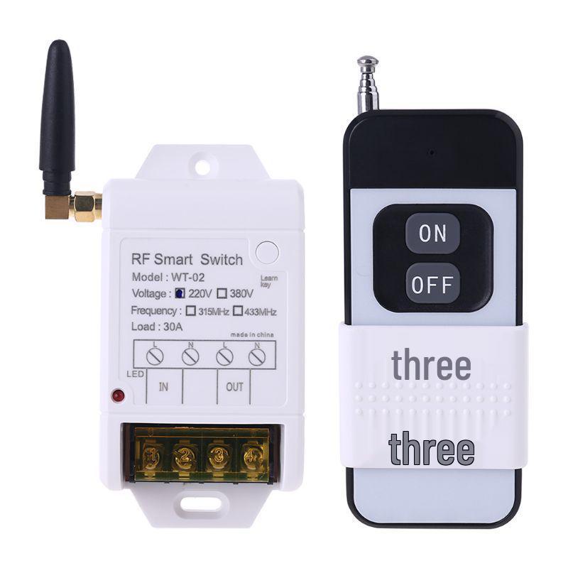 Wireless Remote Control Ceiling Light Switch 220V 1 Receiver + 1 Remote Control