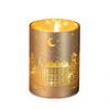 Aromatherapy Soy Wax Candle Romantic City Pattern Holiday Gift Bedroom Lasting Fragrance Nightlight Hand-Poured