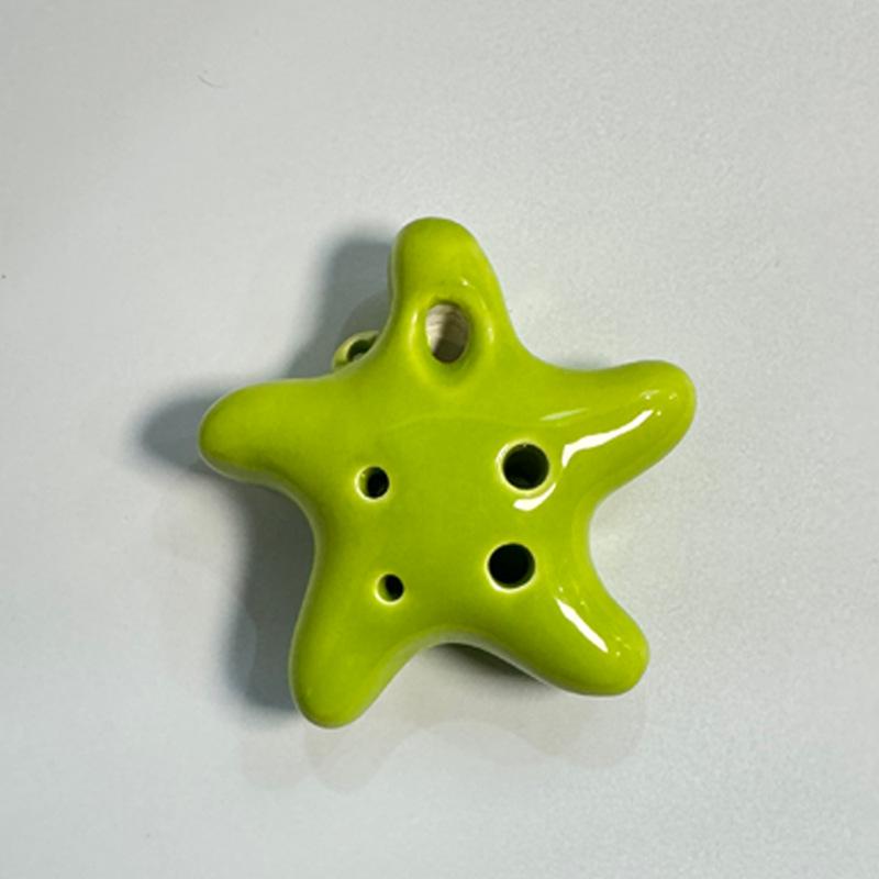 Starfish 6-Hole Alto C Ocarina: Beginner's Child Toy Musical Instrument