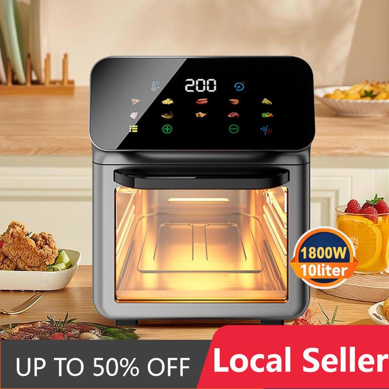 10L Air Fryer Touch Digital Display Home Multi-function Large Capacity Fully Automatic Air Fryer