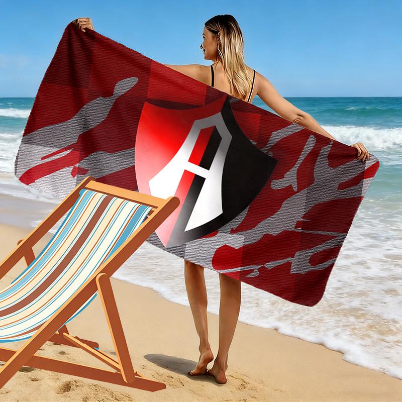 Atlas FC Print Beach Towel, Large Soft Quick Dry Towel for Beach Camping Swimming