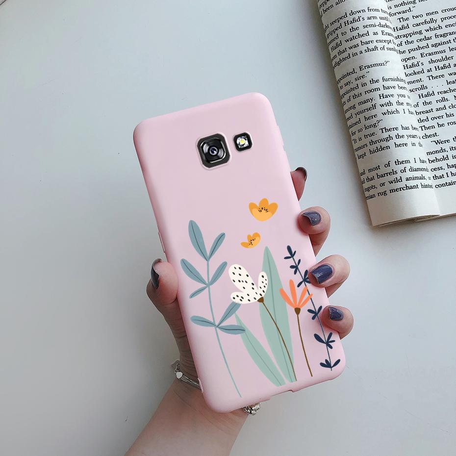 For Samsung Galaxy A5 2016 A510 A5 2017 A520 Case Fashion Sunflower Silicone Soft Phone Case For Samsung A5 A 5 2016 2017 Cover