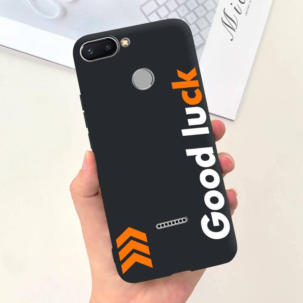 For Cover Xiaomi Redmi 6 6A 6Pro Bumper Shell Fashion Stylish Design Phone Cover For Redmi6 Redmi6a Soft Liquid Silicone Fundas