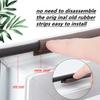 S Type Weather Stripping Self Adhesive window sealing strip Soundproof Foam Tape window Door Gap Filler Wrapped weatherstripping