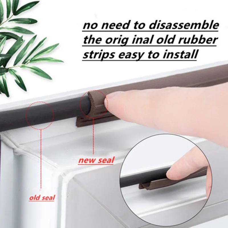 S Type Weather Stripping Self Adhesive window sealing strip Soundproof Foam Tape window Door Gap Filler Wrapped weatherstripping