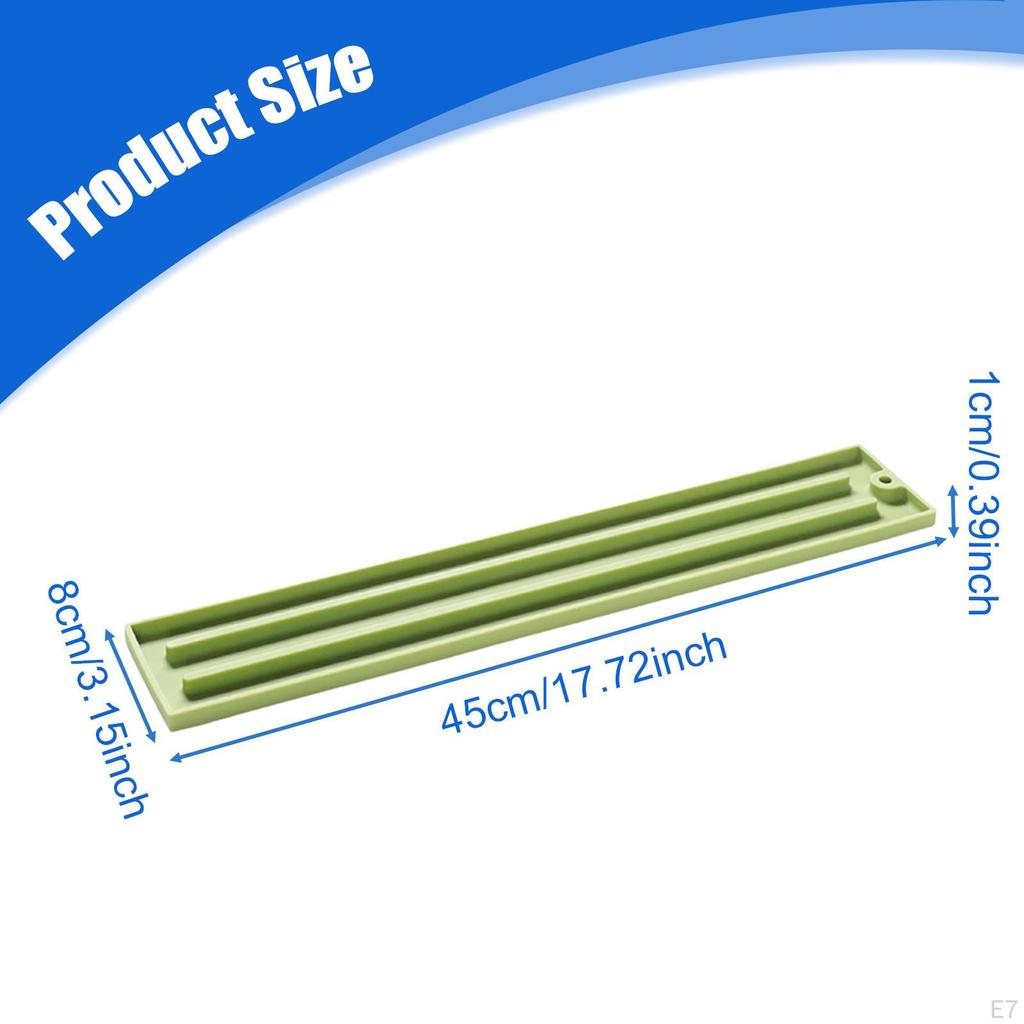 Countertop Pot Lid Storage Silicone Mat Effective Water Drainage Portable Heat Resistant Household