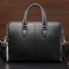 MDNG Men's Woven Plaid Briefcase Crossbody Laptop Bag