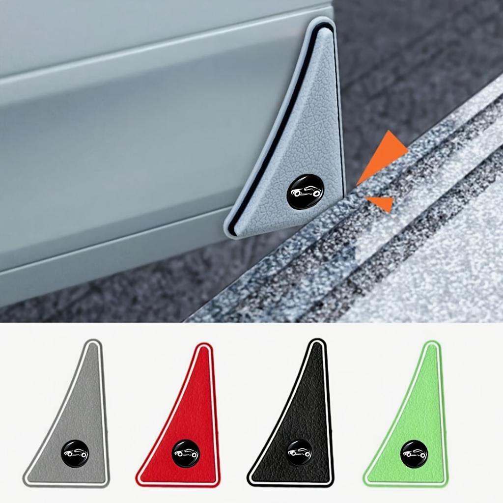 [2pcs PVC Edge Guards] 2pcs PVC Car Door Edge Guards | Anti-Scratch & Collision Protection Stickers for Enhanced Vehicle Safety, Car Door Protector
