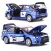 1/32 Mitsubishi Lancer Evolution Model Závodního Auta ze Slitiny Kovový Odlévaný Model Auta Simulační Sběratelský Předmět Dětský Dárek