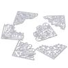 8Pcs Lace Flowers Die Cuts Flowers Lace Die Cuts Embossing Template Stencil Mold  DIY Album Decor