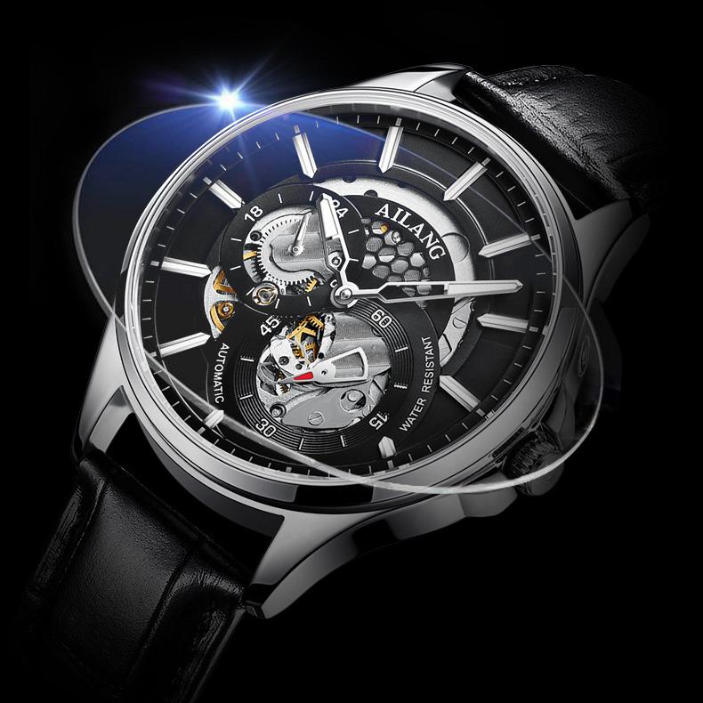 AILANG Hohle mechanische Uhr Herrenuhr Neue vollautomatische Trend-Herrenuhr