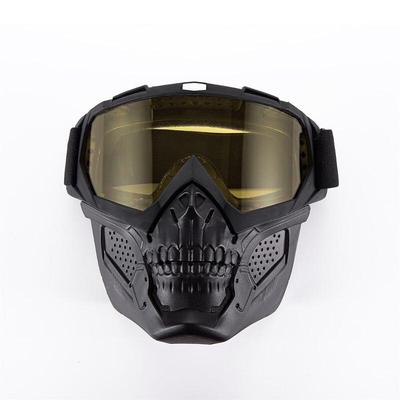Skull Mouth Motorcycle Off-road Goggles with Windproof Mask