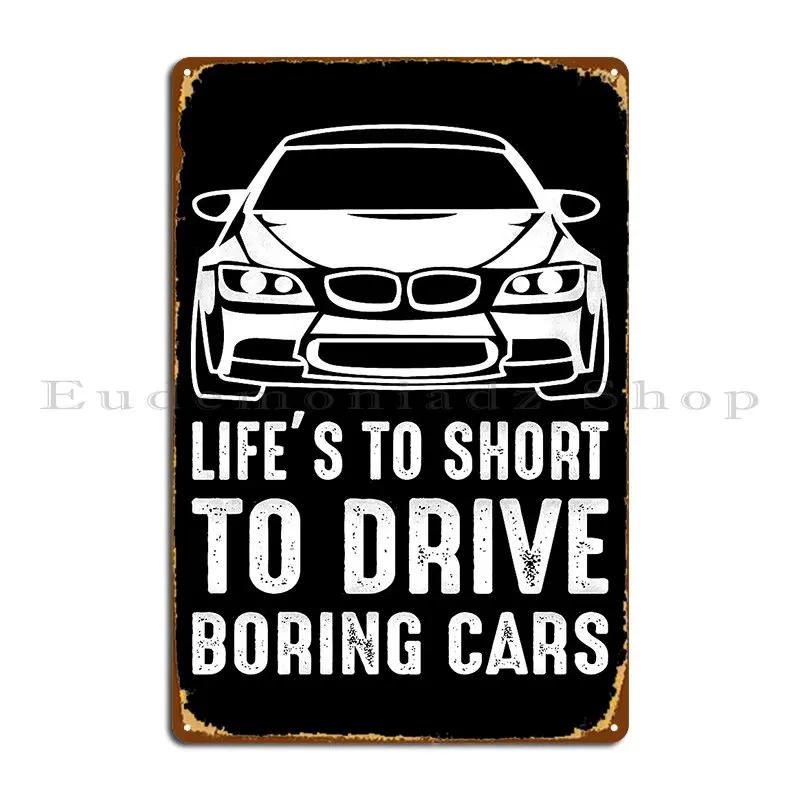 Car Bored Metal Sign Custom Party Pub Cinema Designer Tin Sign Poster