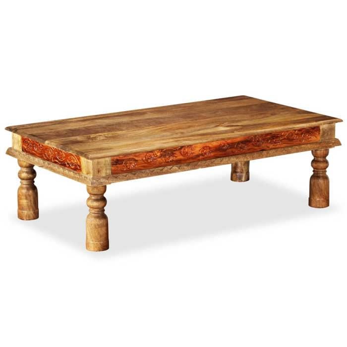 VidaXL Coffee Table Sheesham and Mango Wood 110 X 60 X 38 Cm