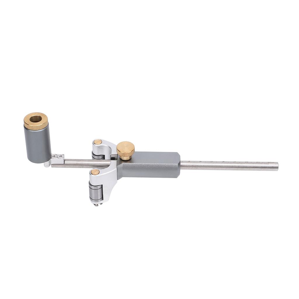 Woodworking Linear Arc Scriber Ruler 0120mm Range Parallel Line Drawing Tool Wheel Marking Gauge