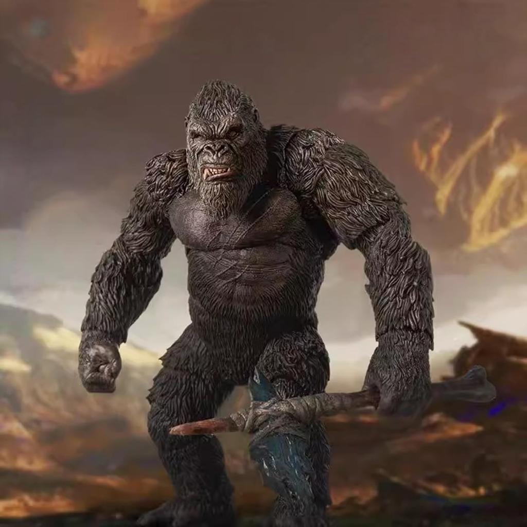 SYXLCYGJ HIYATOYS Exquisite Basic Series Godzilla Kong 2 Personalized Kong Articulated Doll Model vs. 2.0