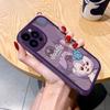 Lingna Bell Sheepskin Phone Case for Apple iPhone 17 Air, 16 Pro Max, 15 Pro, 14, 13