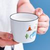 Nordic Ceramic Cartoon Animal Coffee Mug Simple Household Children Creative Porcelain Cute Dinosaur Oat Milk Cup Office Teacup