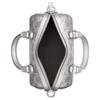 COACH Rowan18 square mirror bag star charm coated canvas and leather hand-held crossbody bag small size women's silver