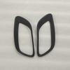 Fiber Glass Matt Black Primer Car Rear Bumper Exhaust Decorative Frame For BMW X6 E71 2008 - 2013 FRP Muffler Tail Pipe Cover