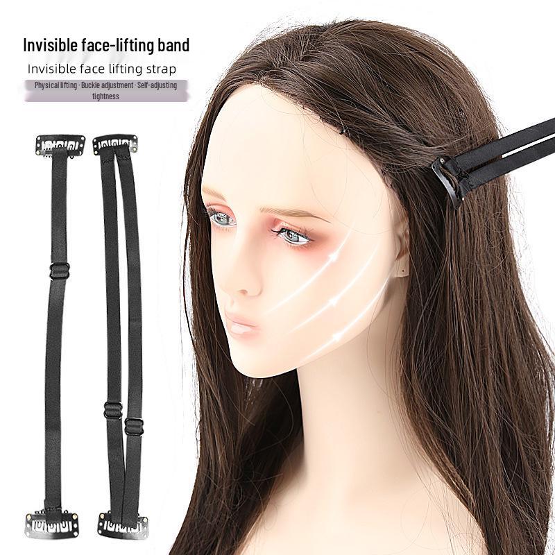 Adjustable Dual-Use V-Face Elastic Hairband for Day/Night Face-Lifting and Yoga