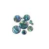 4-20mm Round Abalone Sticker Acrylic Board Patch for DIY Jewelry, Hairpin, and Headdress Accessories