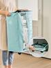 Reborn. J Wheeled Multipurpose Folding Fabric Storage Organizer Basket 90L (Mint)