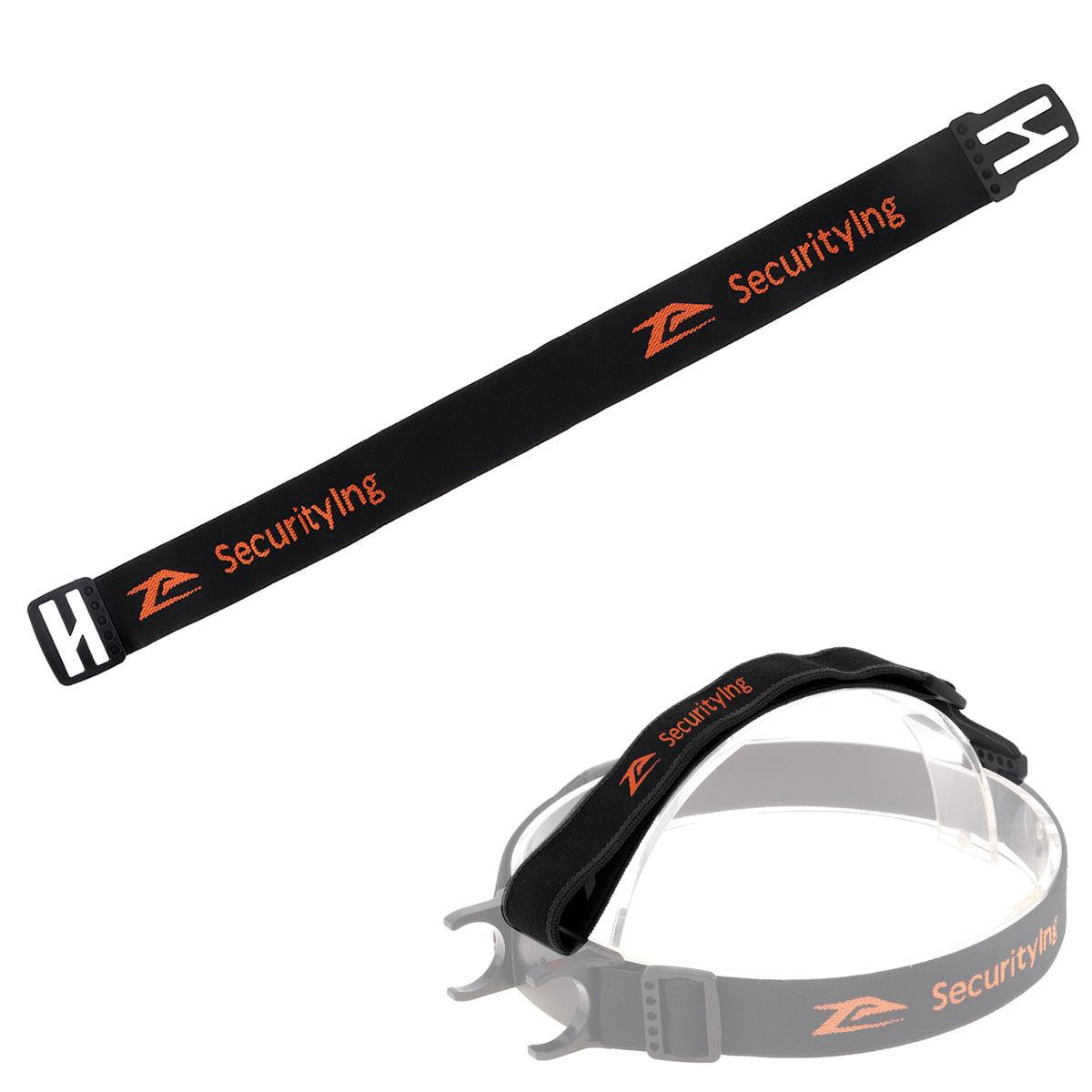 

SecurityIng Elastic Headlight Strap Nylon 400mm Head Fastening Strap for 22mm - 26mm Torch Headlight Holder