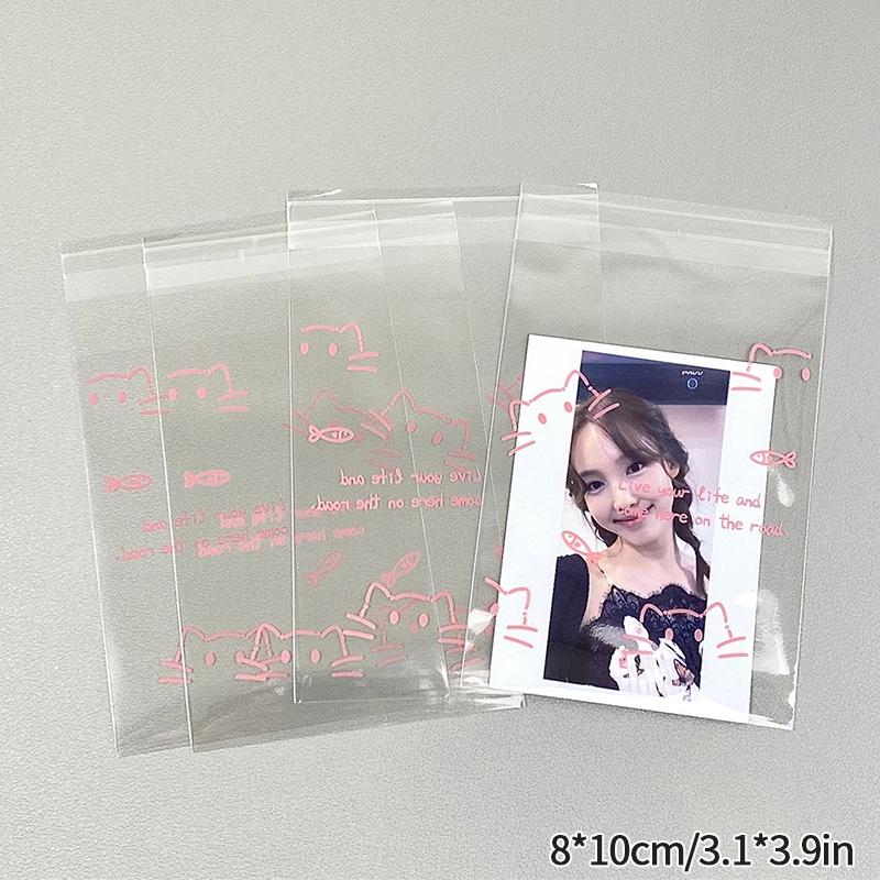 10/50pcs Kpop Photocard Holder Idol Card Collect Book Photo Paper Jam Blank Paper Idol Card Protector Kpop Photocard Sleeve