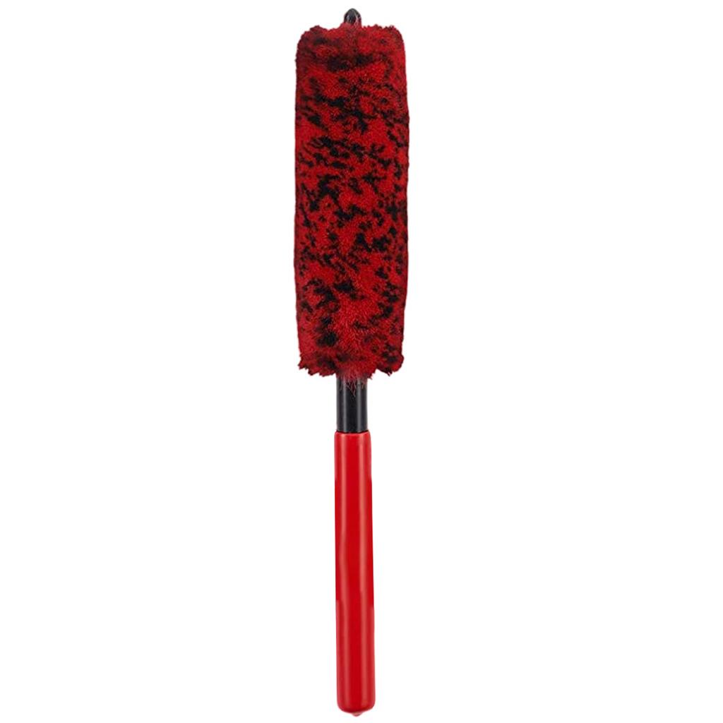 New Car Wheel Cleaning Brush Nylon Car Wheel Rim Detailing Brush with Long Handle Bendable Car Cleaner Brush Synthetic Wool Car