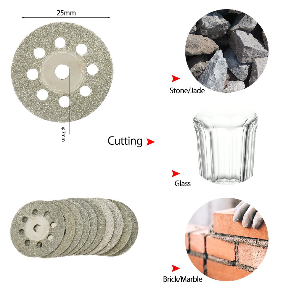 32/30Pcs Cutting Wheel Set High Speed Steel Circular Saw Blades Fast Cut Off Diamond Cutting Discs Tool Resin Cut Off Discs Kit